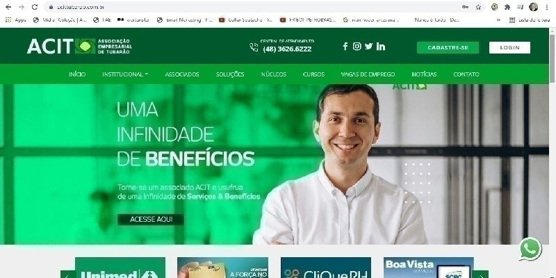 Cadastro de vagas de emprego é nova solução disponível no site da ACIT