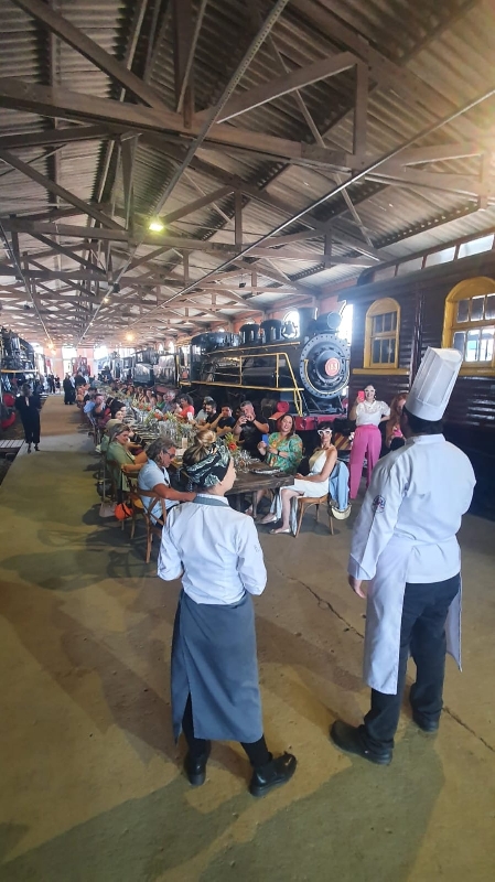 3º Festival Gastronômico de Tubarão realizou mais uma experiência gastronômica no Museu Ferroviário