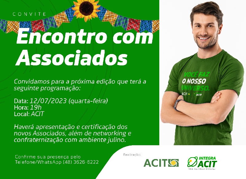 Próximo Encontro com Associados será em julho