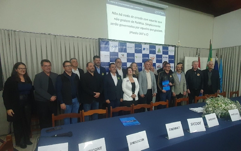 Encontros com candidatos e entidades empresariais seguem nesta segunda-feira