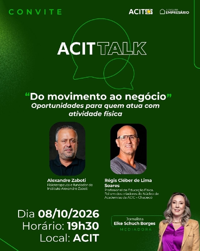 Profissionais de Atividade Física: ACIT Talk debate oportunidades para o setor